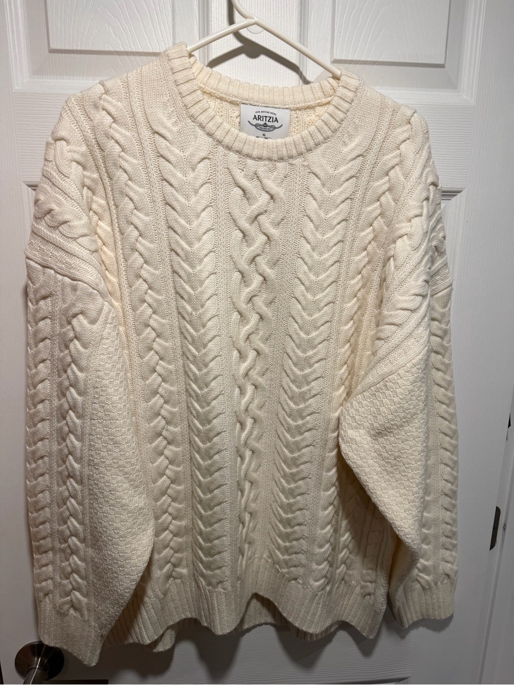 Aritzia heritage knit Merino Wool Sweater